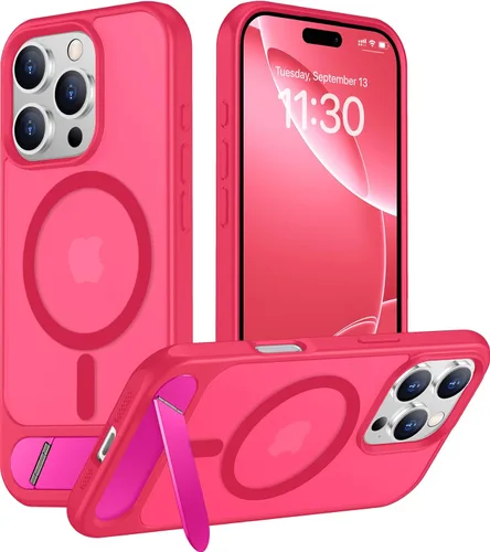 Vista 165 de Funda para iPhone 11 con compatibilidad magnética, [Soporte invisible incorporado][Compatible con MagSafe]