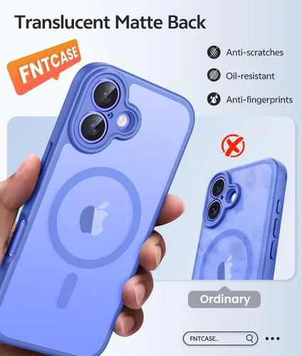 Vista 170 de FNTCASE Funda para Motorola Moto G-Stylus-5G-2025: Funda magnética translúcida mate a prueba de golpes para Moto G Stylus 2026, funda protectora