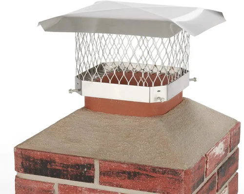 Vista 4 de Shelter Pro SPSS1313 ShelterPro tapón de acero inoxidable para chimenea, SPSS99