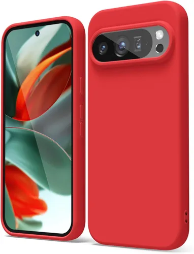 Vista 223 de oakxco para Google Pixel 6A Funda de teléfono de silicona líquida, diseño estético lindo y delgado para mujer y niña, cubierta de gel suave, lisa