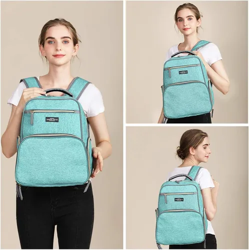 Vista 2 de Mochila para extractor de leche - Mochila multifunción para mamás de trabajo al aire libre con bolsillo aislante