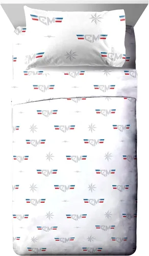 Vista 4 de Jay Franco Captain Marvel Cool Energy - Juego de cama individual, color gris