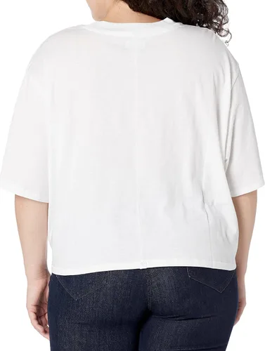 Vista 6 de The Drop Camiseta corta de manga corta con cuello redondo Sydney para mujer