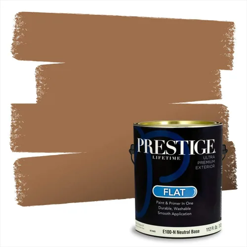 Vista 39 de Pintura 2 en 1, para primera mano y para exterior, de Prestige Paints, E100-N-1120BM