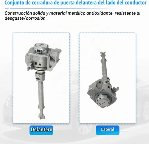 Vista 5 de X AUTOHAUX 1 Juego de cilindros de cerradura de puerta del lado del conductor con 2 llaves para Honda CRV 2012-2016 72185-T0A-A01