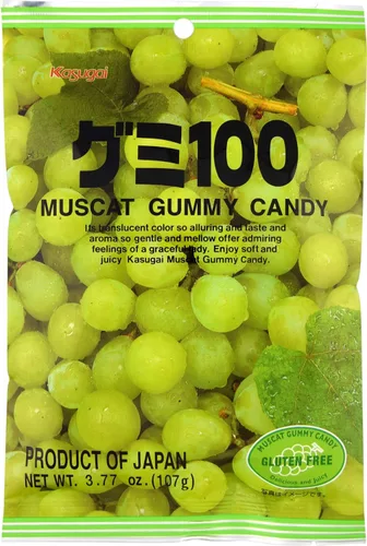 Vista 2 de Kasugai - Caramelos de gomitas de moscatel de 3.77 onzas (paquete de 9)