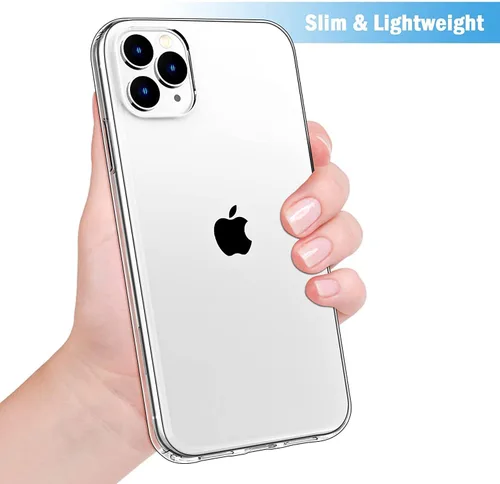 Vista 7 de JJGoo Funda compatible con iPhone 11 Pro Max, transparente, suave, a prueba de golpes, delgada, funda protectora delgada para teléfono de 6.5