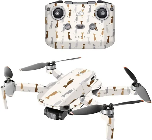Vista 9 de MightySkins - Compatible con DJI Mini 2 Dron portátil - 90s Fun Funda protectora de vinilo duradera y única Fácil de aplicar, quitar y cambiar