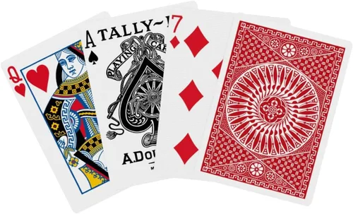 Vista 8 de Tally Ho Cartas de juego con espalda circular (el color puede variar)