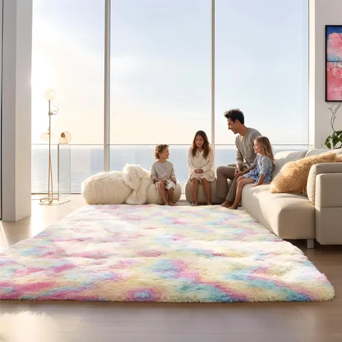 Vista 49 de Alfombras pequeñas de 2 x 3 pies, alfombra negra para dormitorio, alfombra moderna de pelo largo, alfombra pequeña, alfombra de noche esponjosa