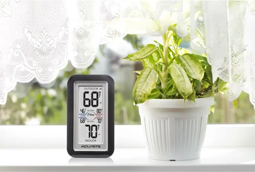Vista 3 de AcuRite 0 termómetro digital con temperatura exterior e