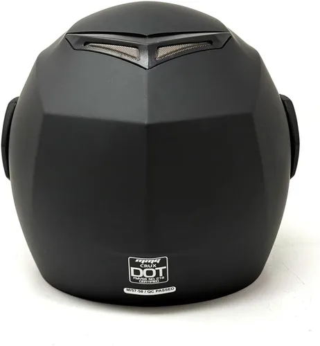 Vista 4 de MMG Casco modular de cara completa para motocicleta para adultos, modelo 34 con visera abatible