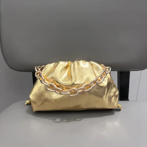 Vista 5 de Dumpling Crossbody Bag for Women Cloud Evening Bag Detachable Shoulder Strap Clutch Purses Chain Top-handle Shoulder Bag