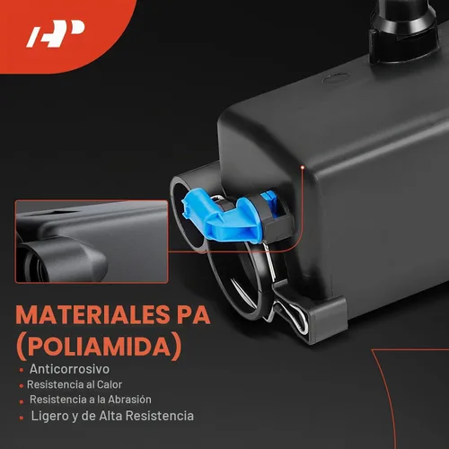 Vista 3 de Tanque de recuperación de expansión de refrigerante del motor A-Premium - Con sensor y tapa [DOHC, 6Cyl 2.2 2.5 2.8 3.0L] Compatible con BMW
