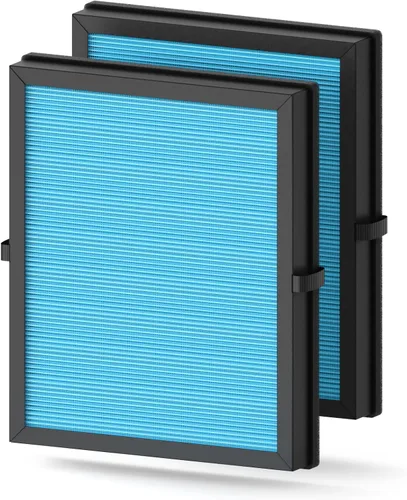 Vista 10 de Paquete de 2 filtros de aire MK04 de repuesto para purificador de aire Aroeve MK04/MG04JH - Filtro H13 HEPA verdadero 4 en 1 para polen, caspa