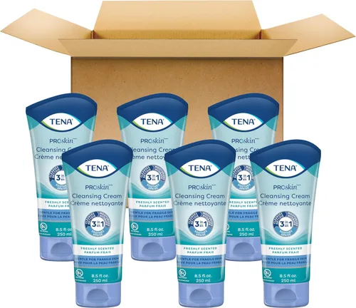 Vista 8 de TENA ProSkin Crema Limpiadora Crema Sin Enjuague Tubo De Lavado Corporal Suave Aroma 8.5 oz 64425 1 Ct