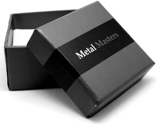 Vista 4 de Metal Masters Co. Anillo giratorio de oración de serenidad con cruz religiosa de acero inoxidable negro para hombre y mujer, 0.354in, Metal, Sin