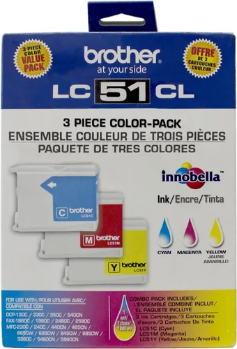 Vista 4 de Brother Innobella LC51BK - Cartucho de tinta, rendimiento de 500 páginas, color negro