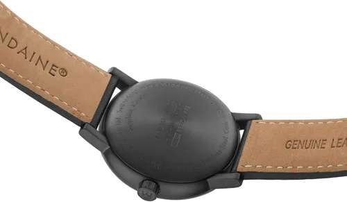 Vista 2 de Mondaine MSE.40121.LB SBB Reloj analógico de cuarzo suizo negro para hombre, Negro