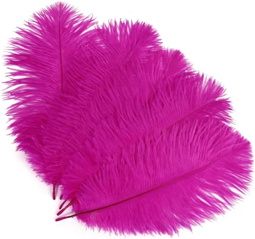 Vista 9 de Shekyeon - Plumas de avestruz (20 unidades, 7.9-9.8 in, 20 unidades)