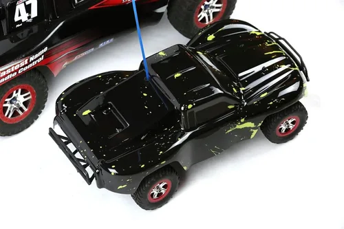 Vista 4 de SummitLink Reemplazo de cuerpo personalizado compatible con verde fangoso sobre negro para automóvil o camión RC escala 1/16 (camión no incluido)
