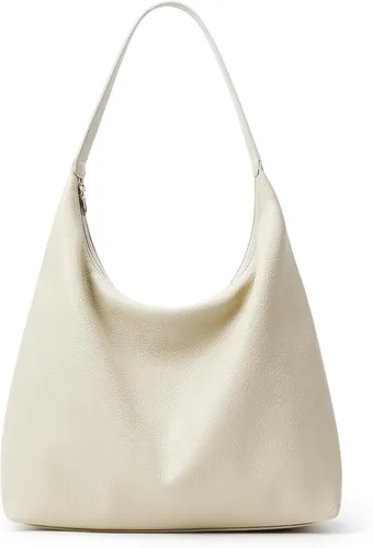 Vista 9 de KALIDI Bolso de Mano Casual de Cuero Vegano Bolso Hobo con Cremallera para Trabajo de Fin de Semana Bolso de Hombro para Viaje de Mujer