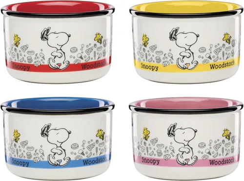 Vista 30 de Lenox 897573 Chef Snoopy - Juego de postre (12 piezas)
