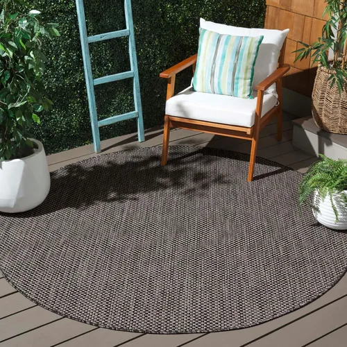 Vista 56 de SAFAVIEH Alfombra Lavable para Exteriores Colección Courtyard - 2'3" x 5', Azul Aqua y Gris, No Desprende Pelusa y Fácil Limpieza, Ideal para Patio
