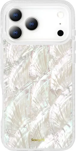 Vista 24 de SCORPIFY - Funda para iPhone 17 Pro Max Leopardo negro transparente LP-Negro Transparente Leopardo