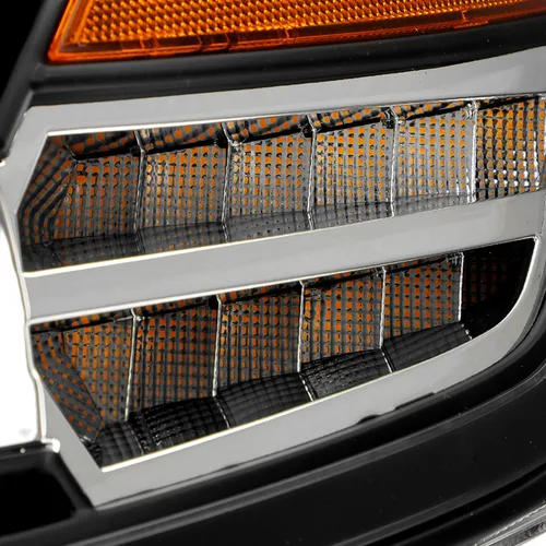 Vista 7 de AKKON - Compatible con faros delanteros halógenos tipo halógeno Honda Odyssey 11-17 2011-2017 con señal de giro secuencial de rayas LED, carcasa