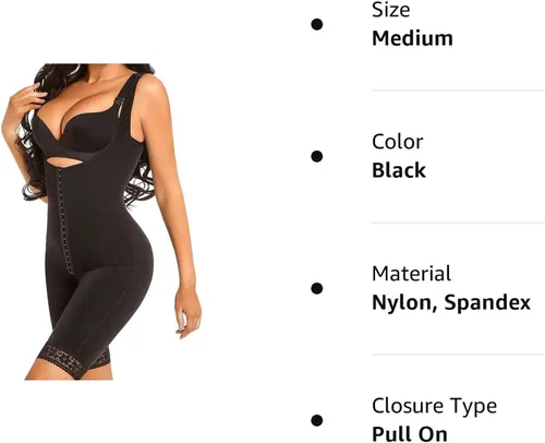 Vista 7 de MASHINE Fajas colombianas moldeadoras para mujer, con control de abdomen, moldeador de cuerpo, prendas de compresión