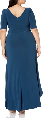 Vista 2 de Adrianna Papell Women's Puff 34 Sleeve Hi Low Gown