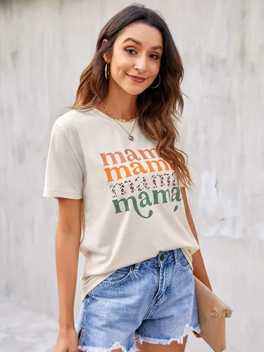 Vista 3 de Blooming Jelly Camiseta de manga corta para mujer, diseño gráfico de moda, ajuste holgado, para verano
