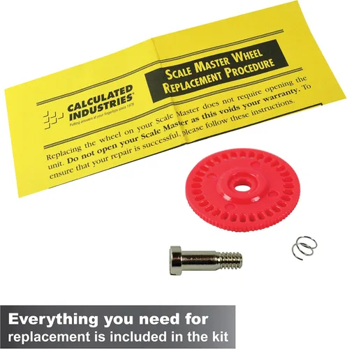 Vista 3 de Calculated Industries Scale Master Pro XE Medida: Juego de ruedas con tornillo de eje, pequeño Compatible con Scale Master Pro XE, Scale Master