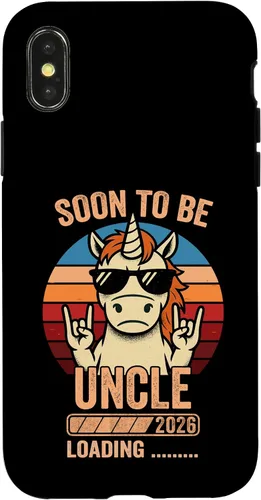 Vista 5 de Soon to Be Uncle 2026 Unicorn Uncle to Be 2026 Case for iPhone 16