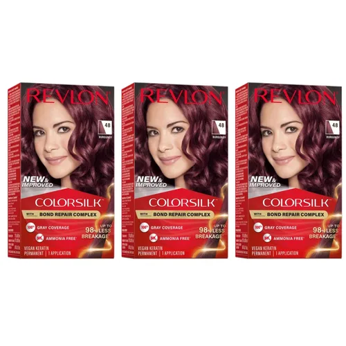 Vista 22 de Revlon ColorSilk Beautiful Color 41 marrón medio 1 ea (paquete de 5)