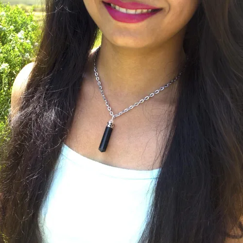 Vista 6 de Orgonite Crystal Necklace & Bracelet Set – Handcrafted Stone Jewelry for Meditation, Healing & Everyday Harmony