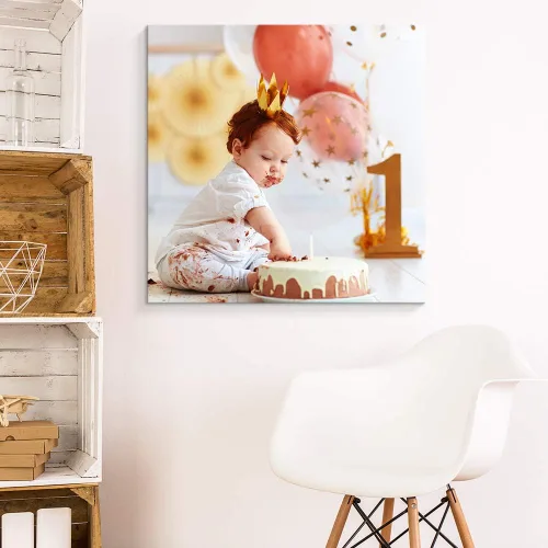 Vista 5 de NWT Impresiones en lienzo personalizadas con tus fotos, ideas de aniversario, imágenes de lienzo personalizadas para pared para imprimir enmarcadas