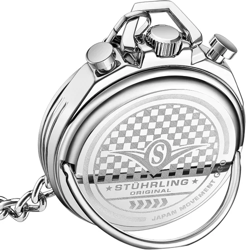 Vista 2 de Stuhrling Original Reloj de bolsillo cronógrafo para hombre Torero