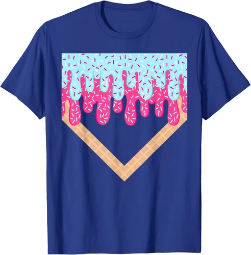 Vista 26 de Baseball Drip Boys Home Plate Ice Cream Sport Players & Fans Camiseta