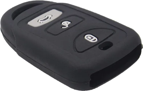 Vista 5 de LemSa Funda protectora de silicona con 3 botones para Hyundai Elantra Genesis Sonata, compatible con Kia Sorento Forte Optima Rondo Spectra