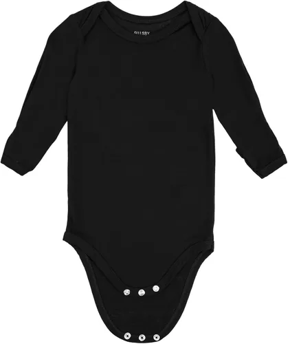 Vista 2 de Body de bebé con puños de manopla, body de bambú, pijama de manga larga para niño y niña