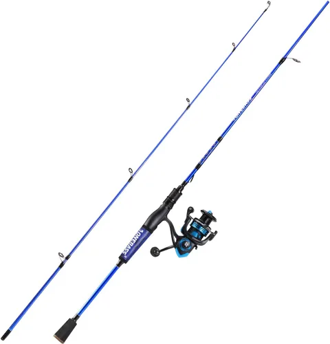 Vista 3 de One Bass Combo de caña de pescar y carrete, IM7 Graphite 2 Pc Blank Baitcasting Combo, caña giratoria con mango de superpolímero
