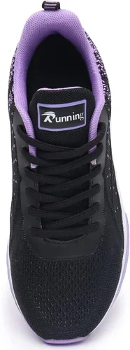 Vista 4 de GANNOU Air Athletic - Tenis para mujer, de moda, para el gimnasio, deportes, correr, trotar, tenis y acondicionamiento físico, tallas 5.5-11