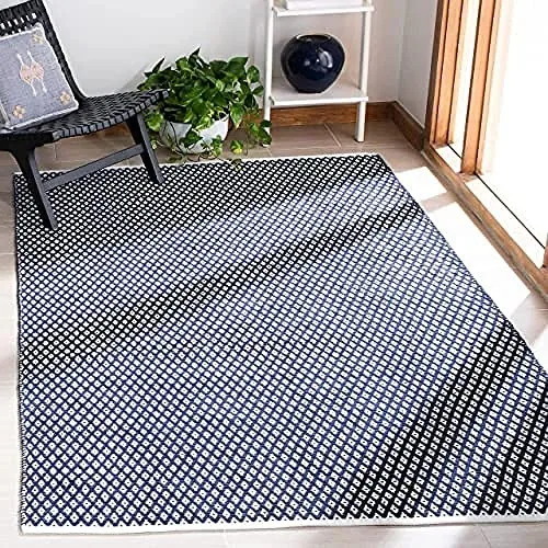 Vista 20 de Safavieh Boston - Colección BOS685A - alfombra de área de algodón, hecha a mano, color café, Algodón, Anaranjado