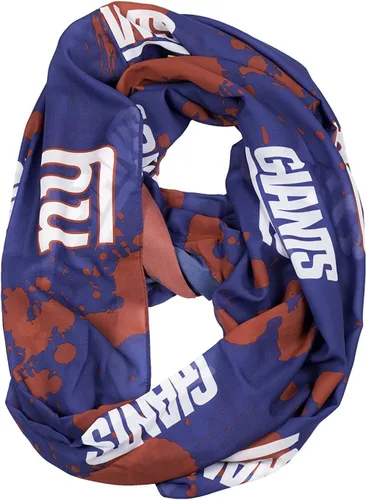Vista 7 de Littlearth NFL unisex-adult Silky Splatter Print Infinity Scarf marino