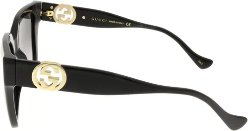 Vista 3 de Gucci GG1023S - Lentes de sol para mujer con sombra negra y gris 5417140