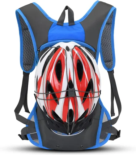 Vista 5 de Clape Mochila de hidratación para correr, ciclismo con vejiga de hidratación de 2 litros, mochila de agua ligera y portátil, mochila transpirable