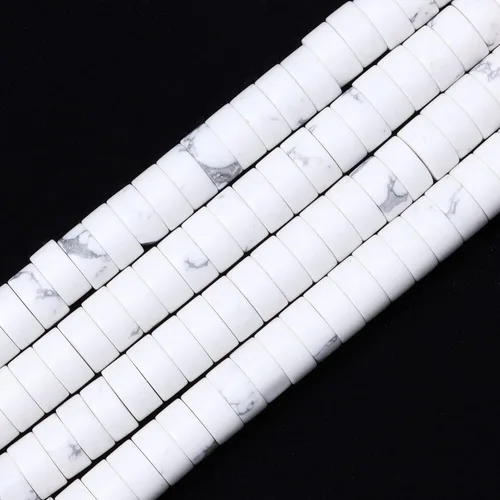 Vista 32 de Cuentas Heishi de piedra natural para hacer collares, cuentas pequeñas de piedra redonda plana de 0.116 pulgadas x 0.039 pulgadas para hacer joyas