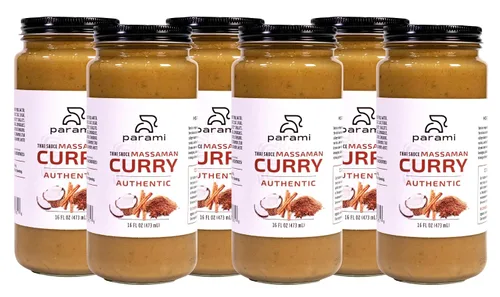 Vista 14 de Parami Salsa de curry tailandés tamaño 16 onzas (sin gluten, sin lácteos, sin nueces) (paquete de 1, verde)